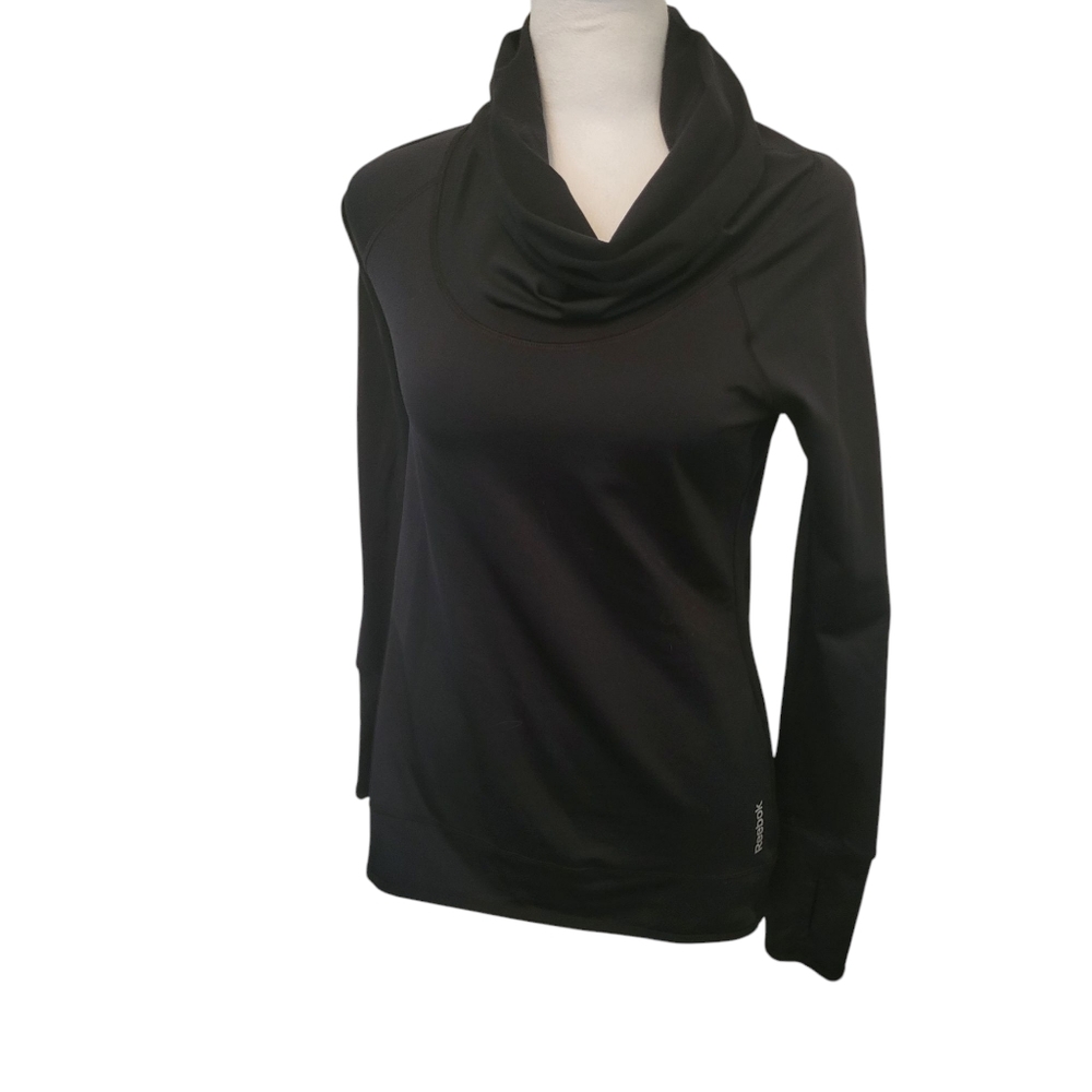 Reebok Cowl Neck Pullover Black sz S